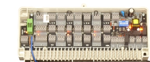 ThermoB Zone · FHB8R3-230, Κέντρο καλωδίωσης /230V view
