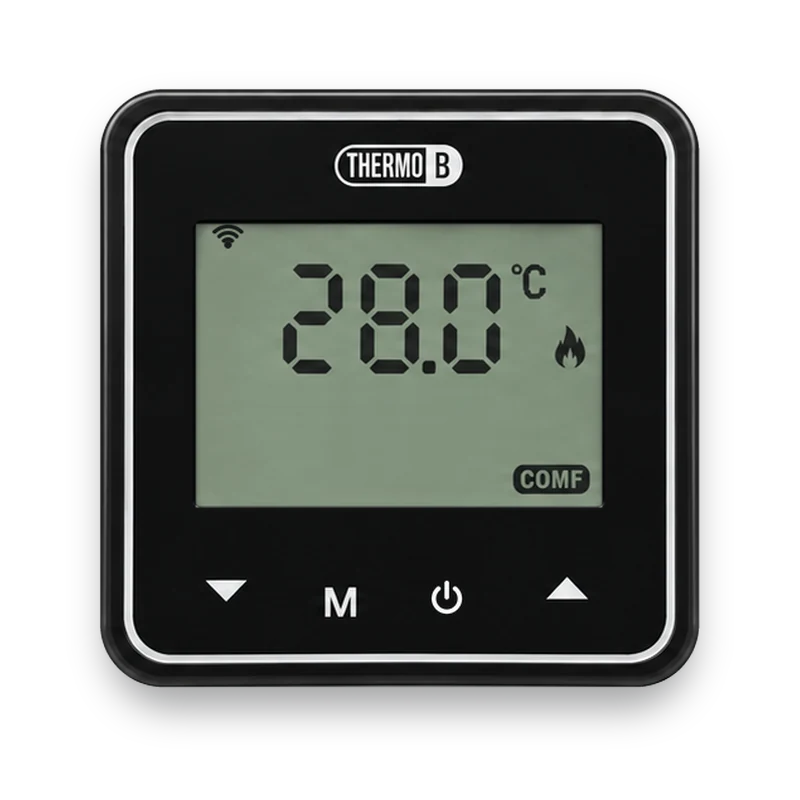 ThermoB Home · RF1D.WiFi, Termostato ambiente wireless con ricevitore WiFi view